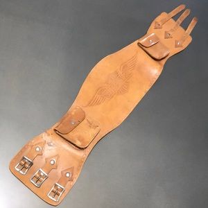 Harley-Davidson Vintage Tan Leather Kidney Belt